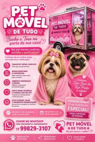 BANHO E TOSA MÓVEL 