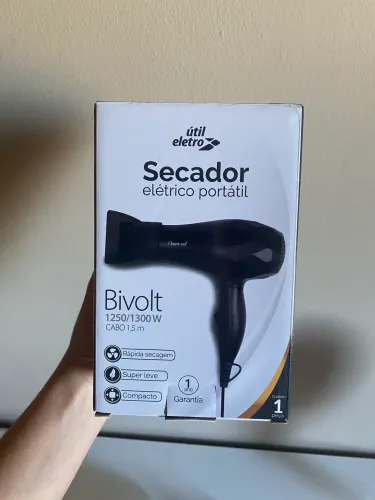 Secador elétrico portátil