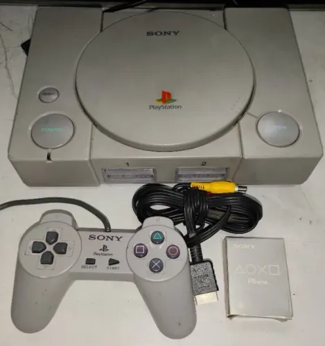 Console Playstation 1 Fat Bom Estado Funcionando C/ Controle