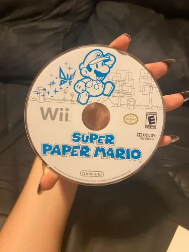 SUPER PAPER MARIO WII ORIGINAL SEM CAIXA