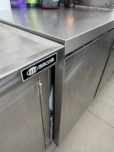 Cuba com armário MACOM de INOX