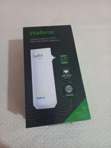 Roteador Mesh Intelbras Twibi Force Plug Giga Wi-Fi 5