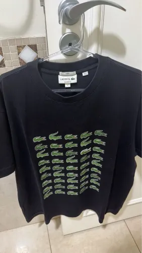 camiseta lacoste multi croco