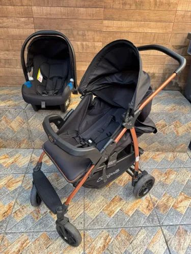 Carrinho de Bebê Burigotto Ecco + Bebê Conforto 
