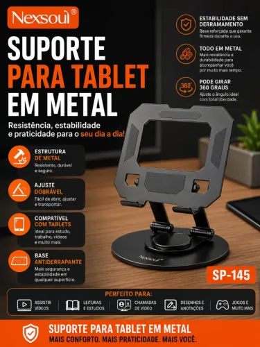 Suporte de tablet para mesa