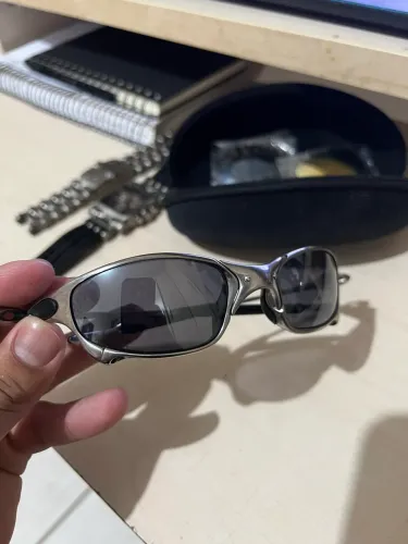 Oakley Juliet Plasma Original - Case + Kit 3 Lentes + Armação e Aperto 10/10