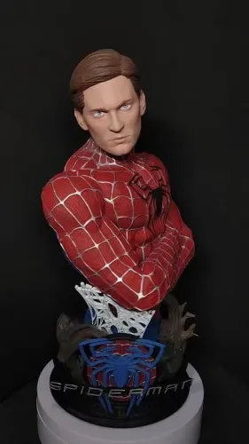 Busto 3d do Homem Aranha - Tobey Maguire 