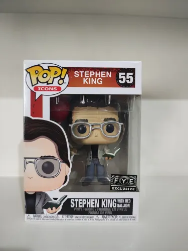 Funko Pop! Icons: Stephen King With Red Balloon #55 Fye Exclusive - #55
