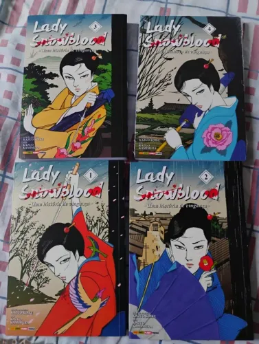 Mangá Lady Snowblood Vol. 1 ao Vol. 4: uma História de Vingança - Novos - Livros HQ