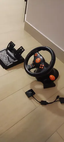 Volante Gamer Multilaser Xbox PS2 PS3 PC USB
