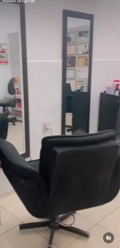 Poltrona hidráulica para barbearia ou salão de beleza