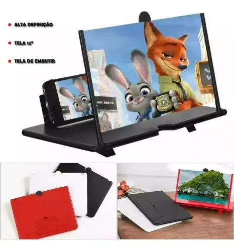 Lente De Aumento Tela De Celular 3d Lupa - Melhor Preço do Planeta!!