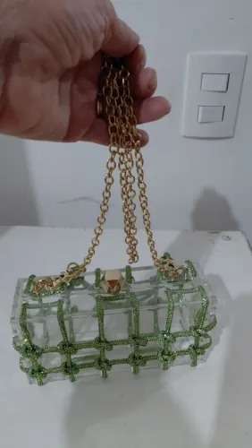 Bolsa de acrílico transparente 