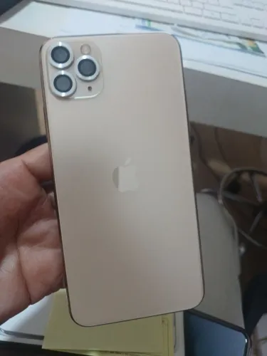 iPhone 11 Pro Max 64GB Gold - Completo com caixa e acessório