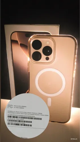 iPhone 16 Pro Max Seminovo - Excelente estado - bateria 98%