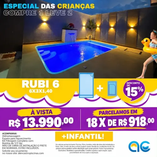 Piscina de fibra promoção especial