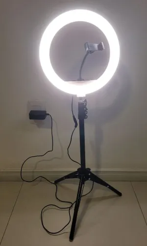 Ring light - Várias cores e níveis de intensidade