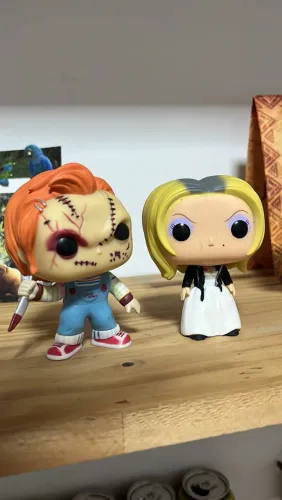 kit funko pop - chucky e tiffany