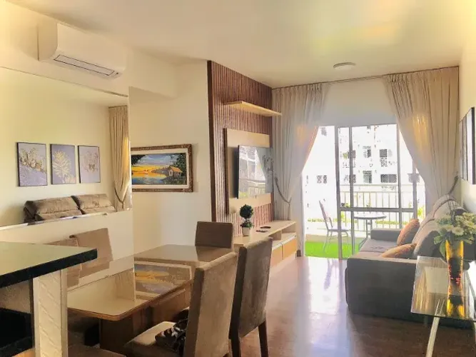 Alugo Apartamento no Cond. Flex Parque 10 - 3 quartos, Climatizado e 100% mobiliado