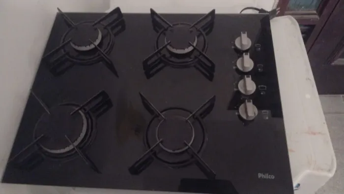 Cooktop 4 bocas semi-novo