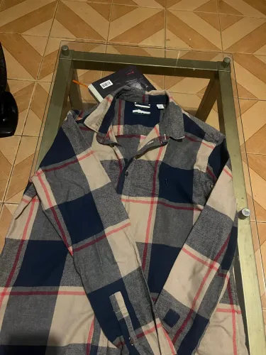 Camisa xadrez manga longa