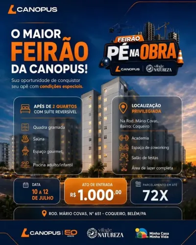 Feirão Village Natureza Condomínio Clube