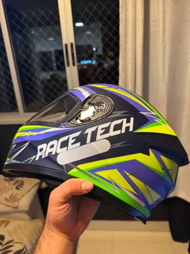 ? Capacete Race Tech Spark - Tamanho 60 | Estado de Novo
