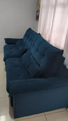 Sofá retrátil Azul ?