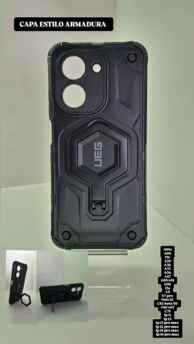 CAPA ANTI-IMPACTO ESTILO ARMADURA (vários modelos)