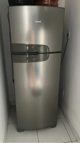 Geladeira inox 340L cônsul