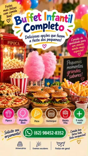 Buffet Infantil Completo em Goiânia