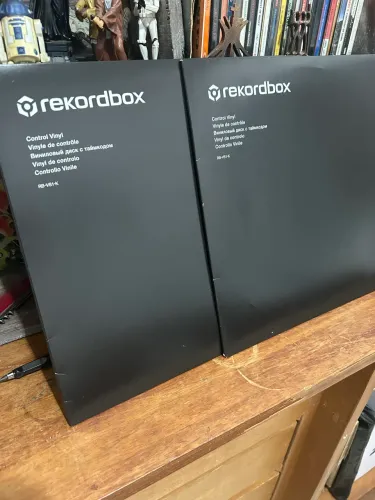 Par de discos Time Code Rekordbox 