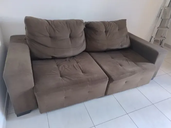 Sofá retrátil 2 lugares