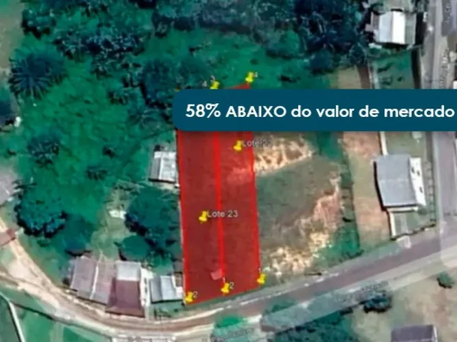 Terreno 1.200 m² - Cruzeiro do Sul-AC - Rua Padre Alfredo Nuss - Lts. 22 e 23 da Qd. 41-J