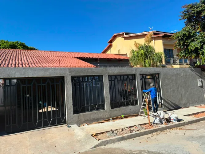Pintura de portão grades em geral