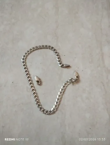 Pulseira de prata