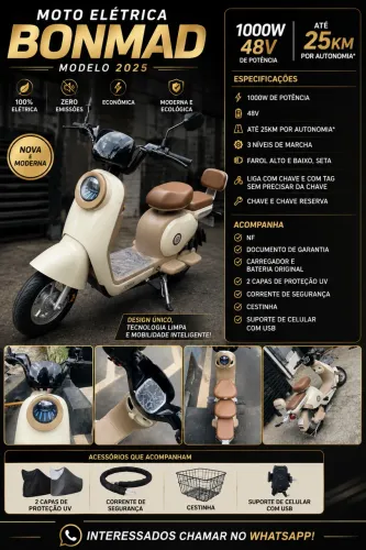 Moto elétrica na garantia 