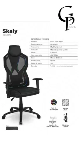 Cadeira Gamer Clanm Skaly