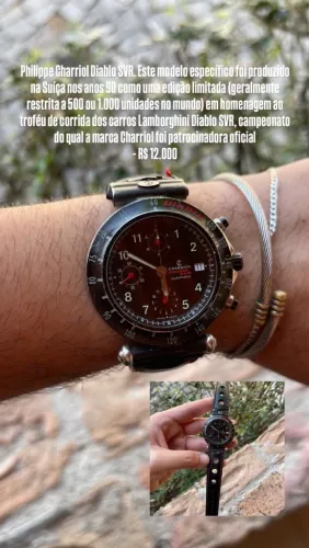 Relógio Philippe Charriol Diablo SVR