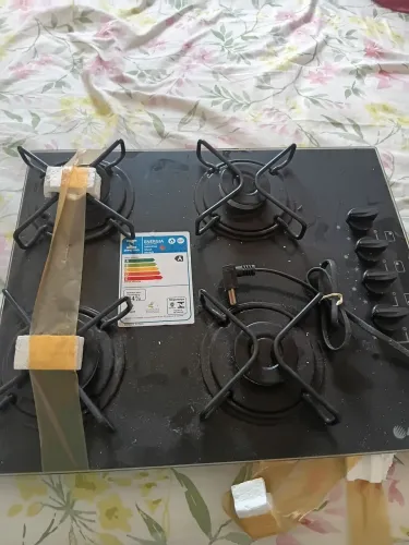 Fogão cooktop 4 bocas novo