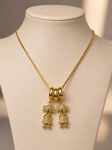 COLAR DE OURO RESISTENTE A ÁGUA E SUOR