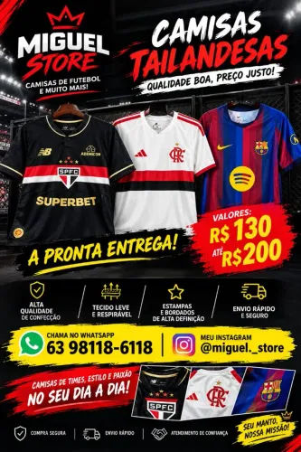 Camisas de futebol