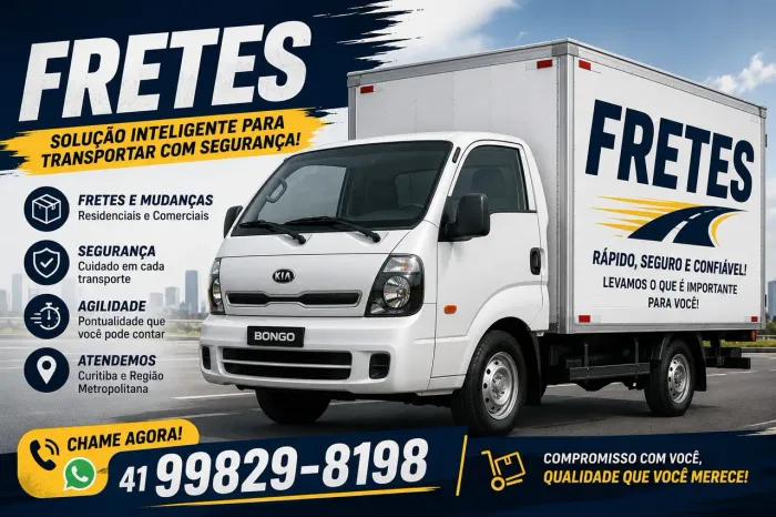 Fretes-carretos-pequenas viagens.