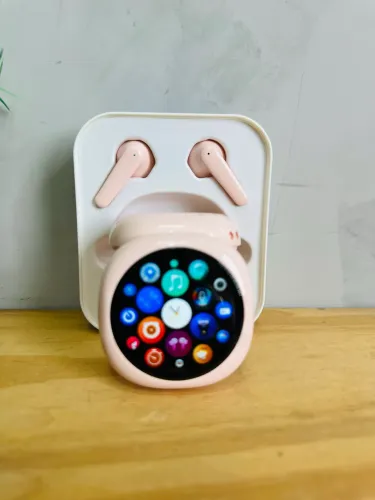 Fone de Ouvido Bluetooth 5.4 Personalizável Rosa | Hiper Confortável | Entrega Imediata