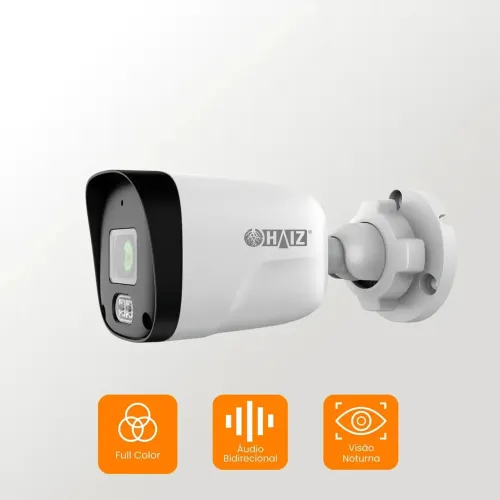 CÂMERAS IP POE COM ÁUDIO