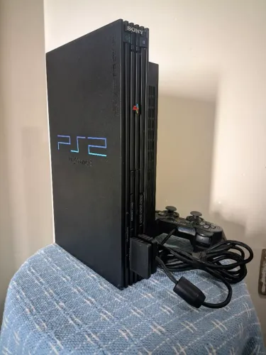 PS2 PlayStation 2 Midnight Black 