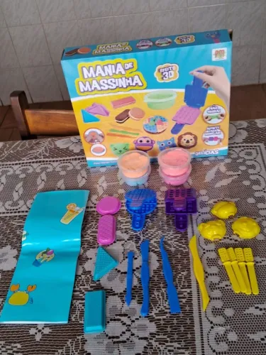 Mania de massinha Delícia Efeito 3D não gruda.