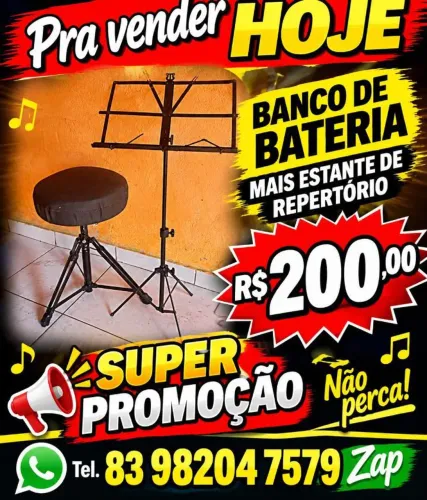 venda de produtos musicais