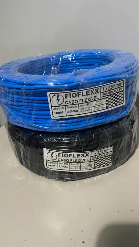 Rolo de fio elétrico 100 metros NOVO R$ 100 cada não faço menos!! 1x2,5mm