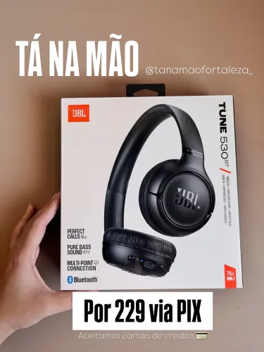 JBL, Fone de Ouvido Bluetooth Over-Ear, Tune 530BT